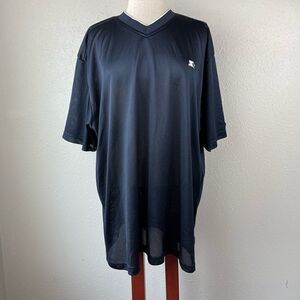 Starter Navy Blue V-Neck Pullover Size XL EUC
